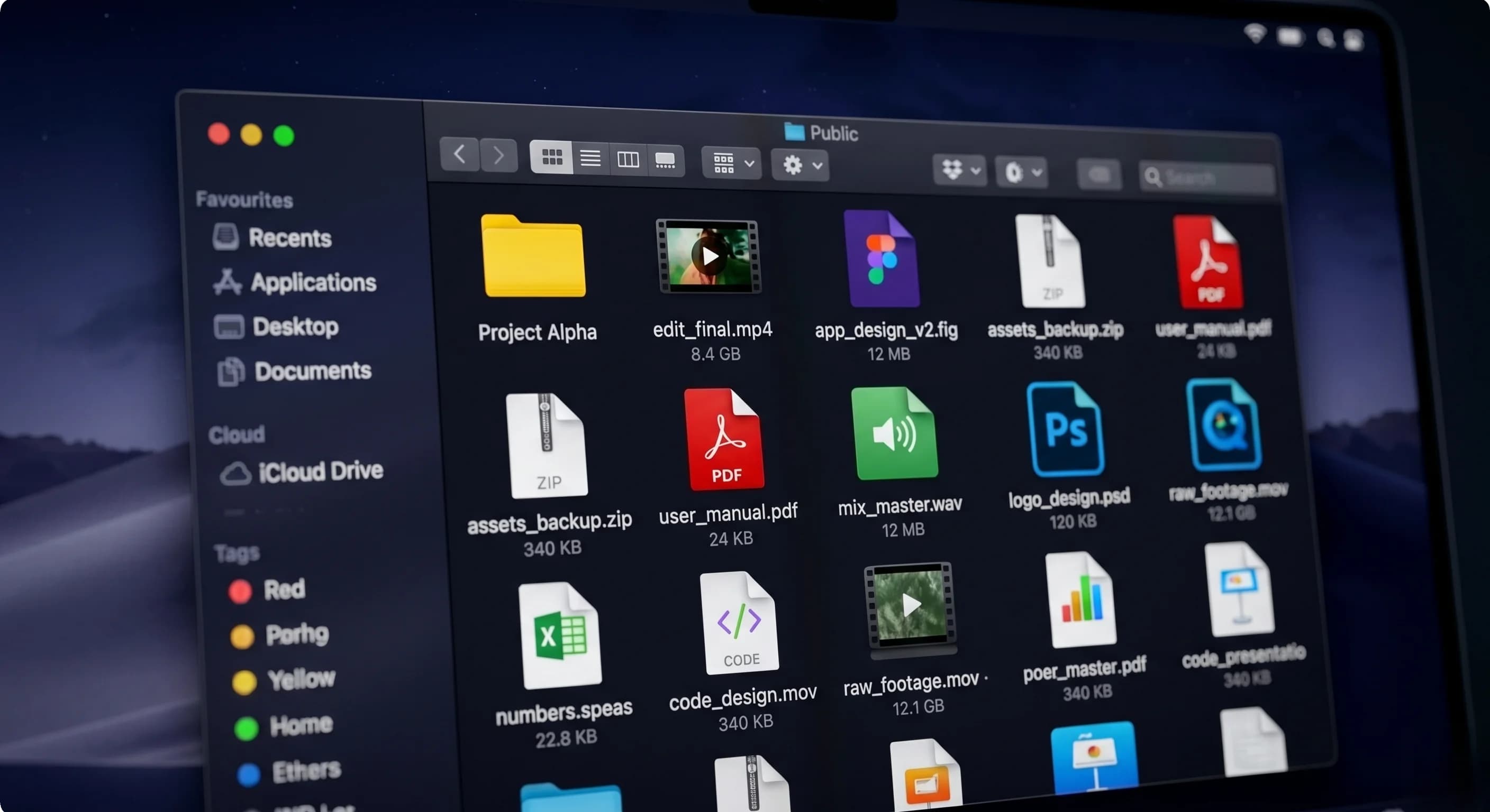 Upload & Share any file type — video, PDF, folder, design files on Mac
