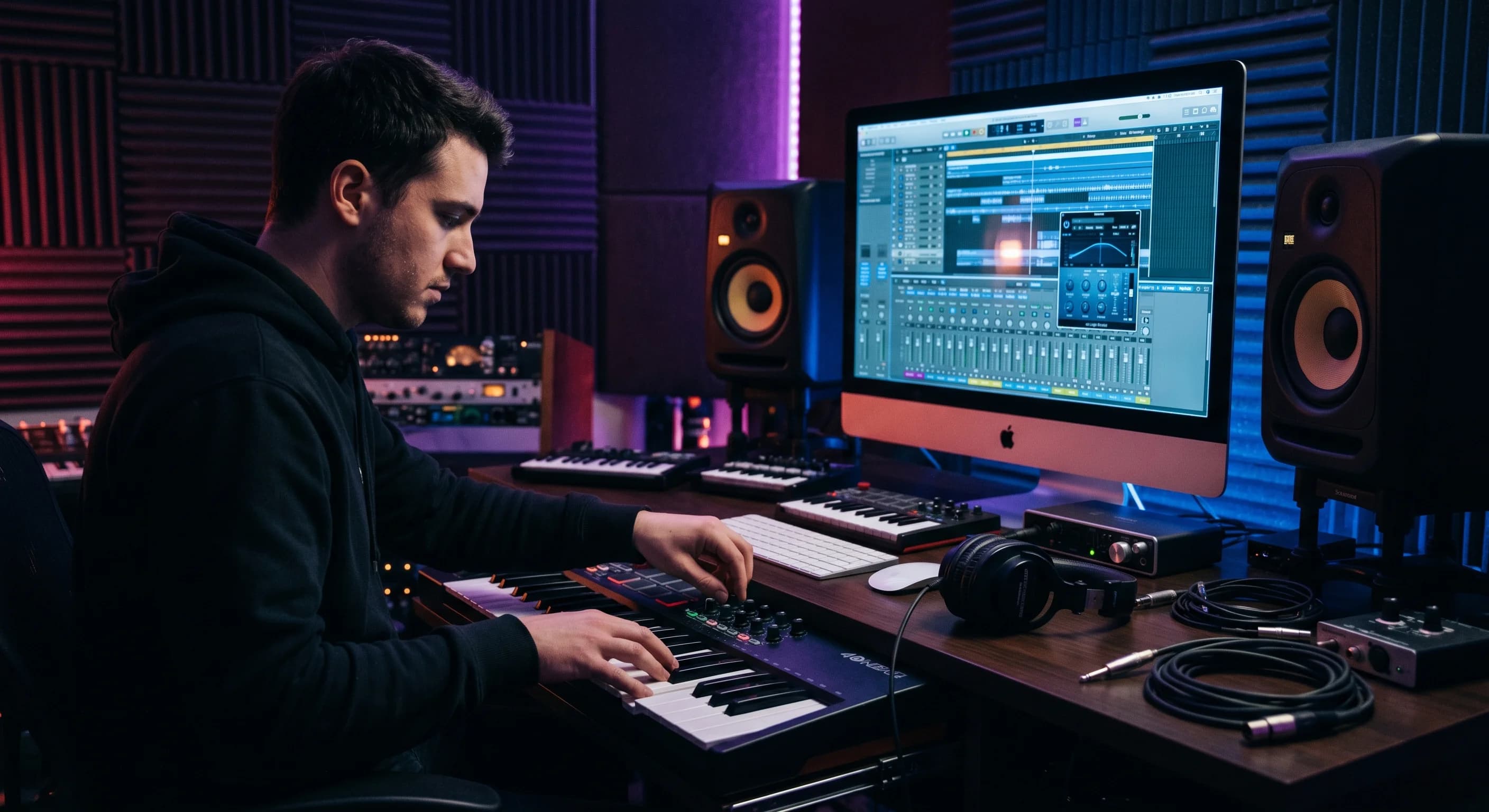 Musicians & producers sharing files with Ricly Upload & Share on Mac