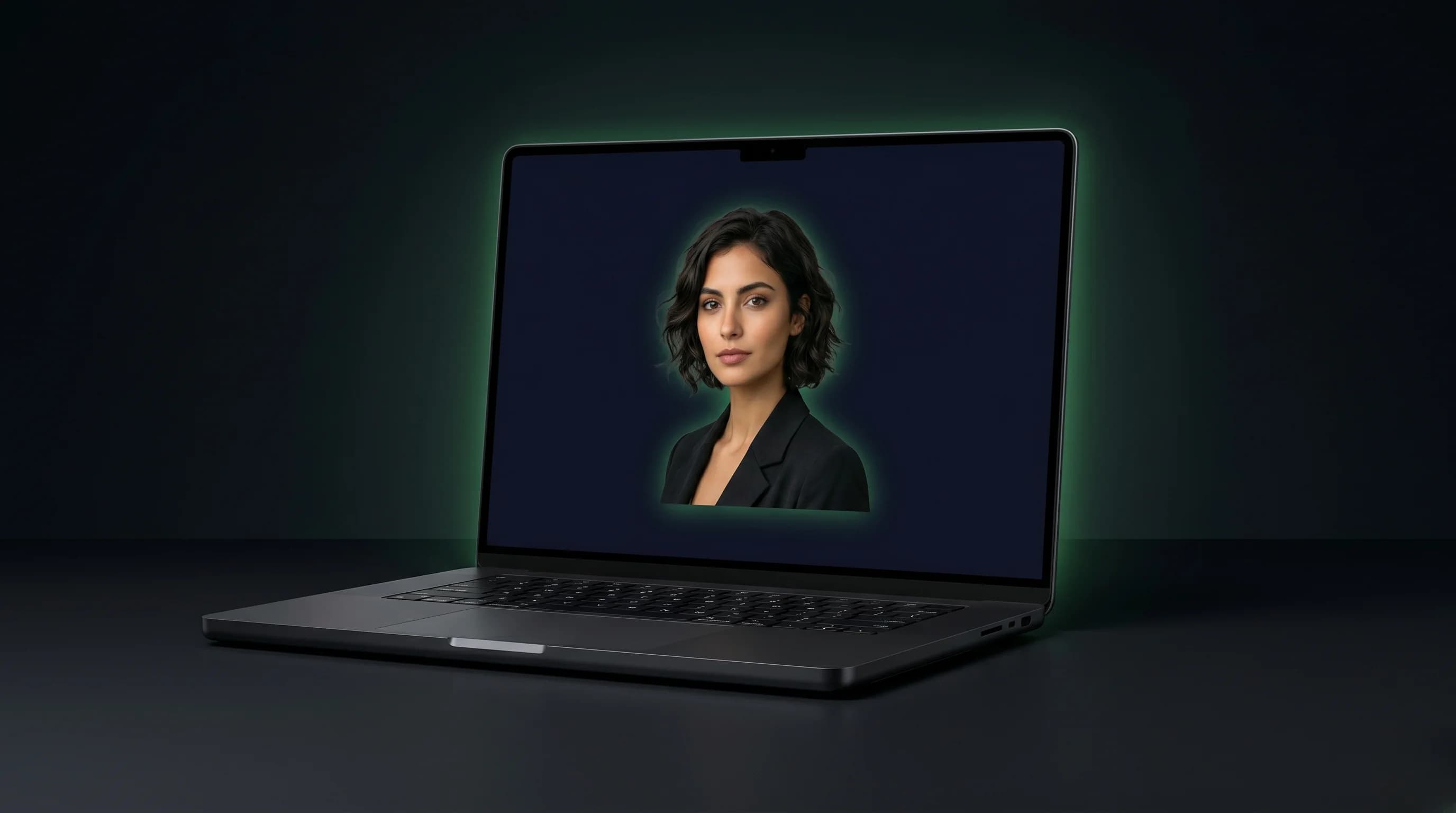 Portrait background removal 100% on-device — photos never leave your Mac