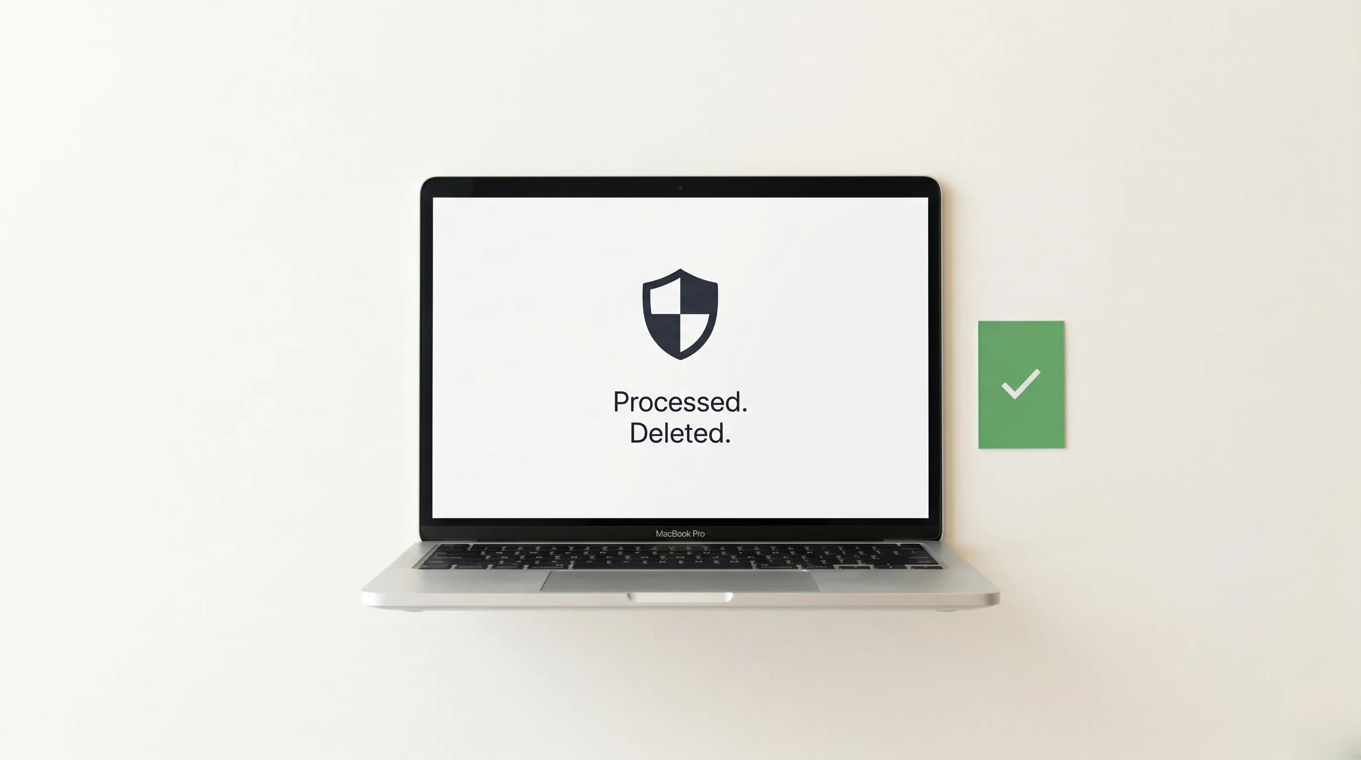 Processed and deleted — secure cloud privacy for background removal on Mac